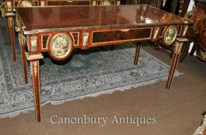 法语帝国书写写字台平板金伍德