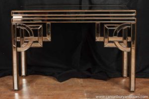 装饰艺术镜子控制台桌子表1920年家具