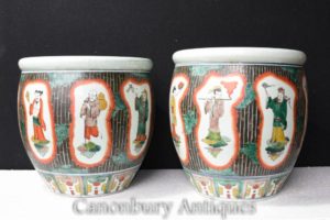 对中国家庭Verte瓷花盆碗中国陶器