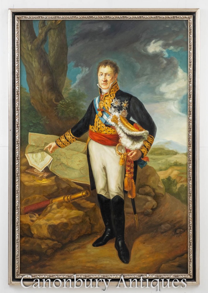 惠灵顿英国油画公爵-军事艺术肖像