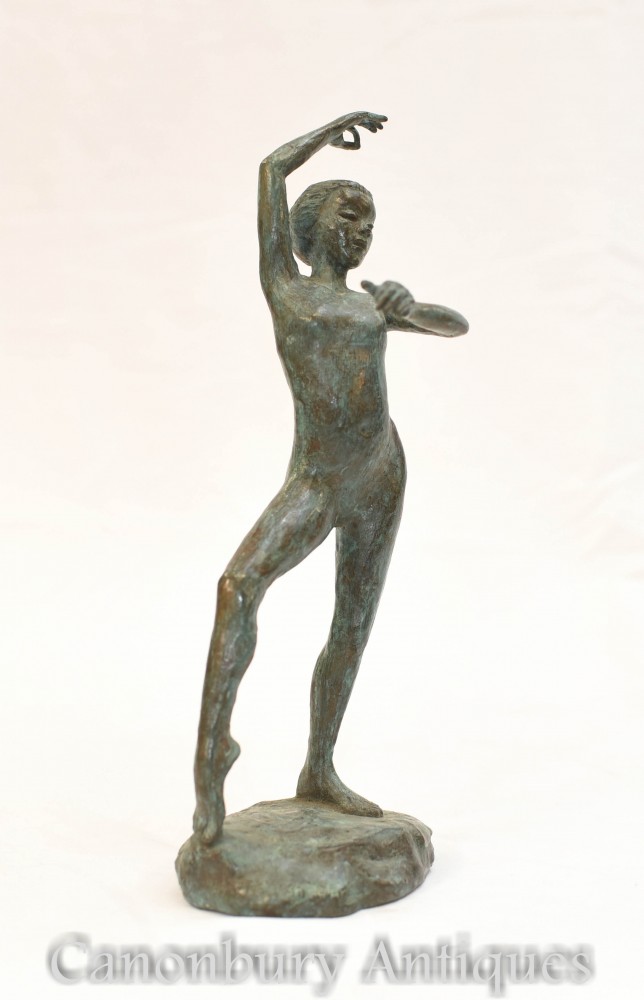 伊特鲁里亚青铜若虫舞者雕像-古典艺术