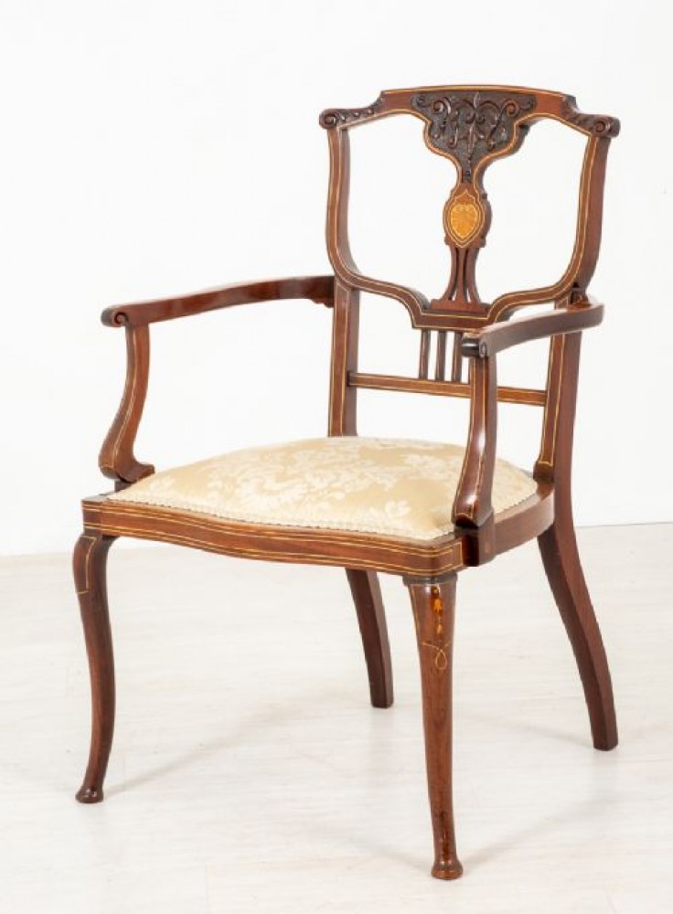 新艺术风格扶手椅-古董肘椅1910